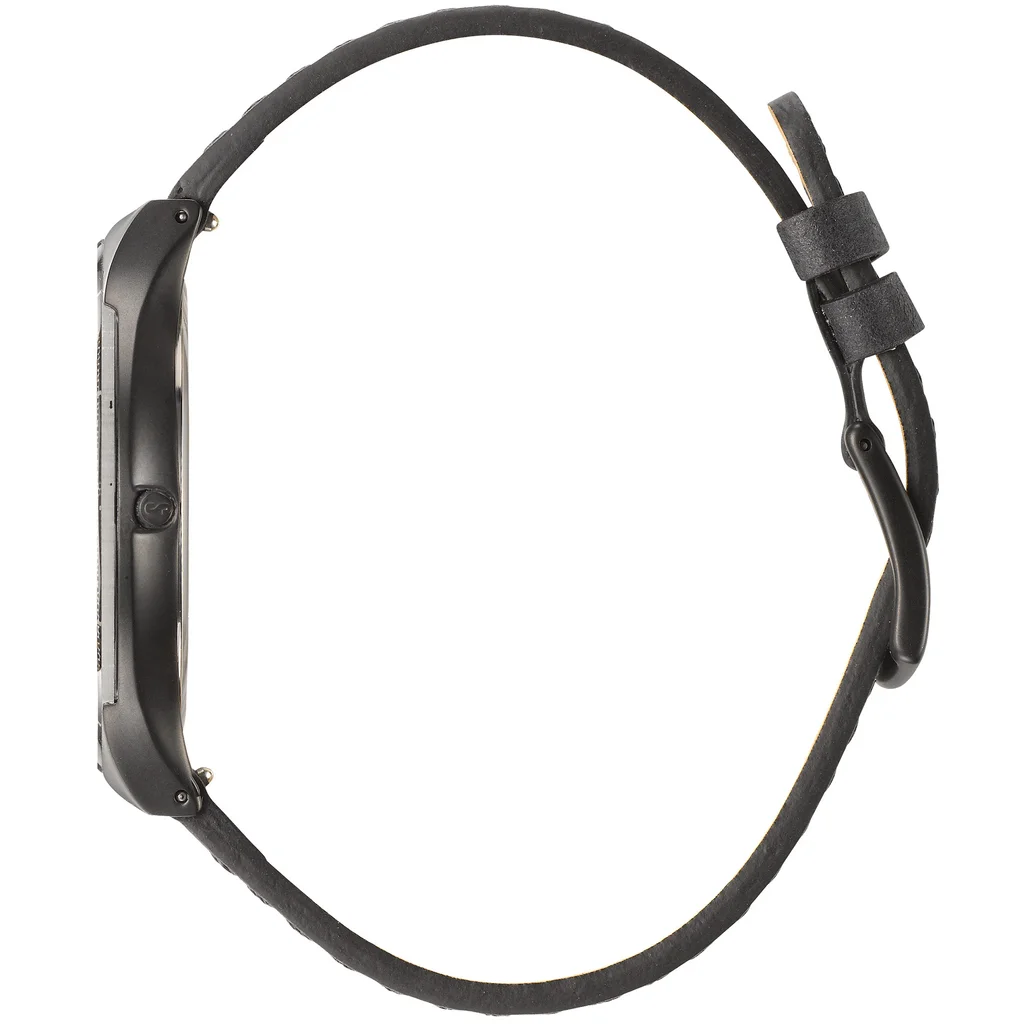 XENU LEATHER SLATE BLACK