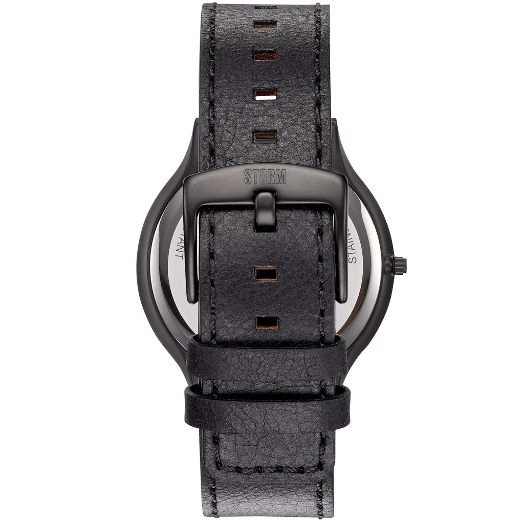 XENU LEATHER SLATE BLACK