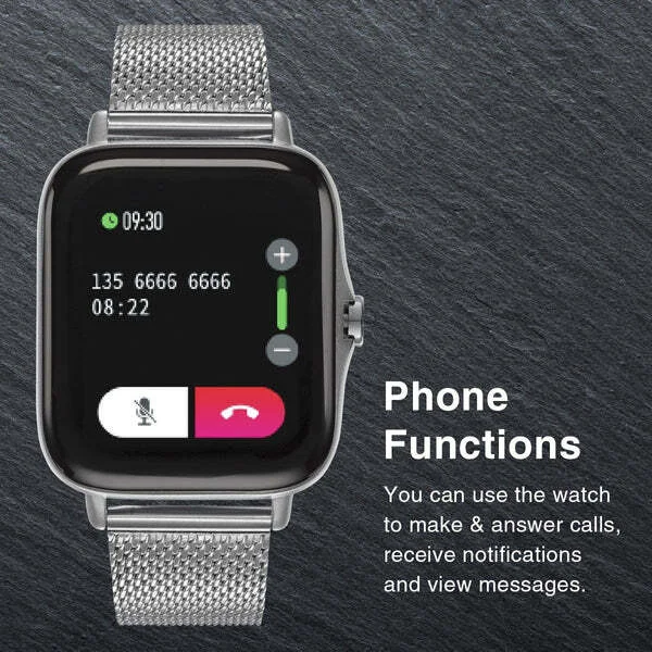 SM2 SMART WATCH MESH BLACK