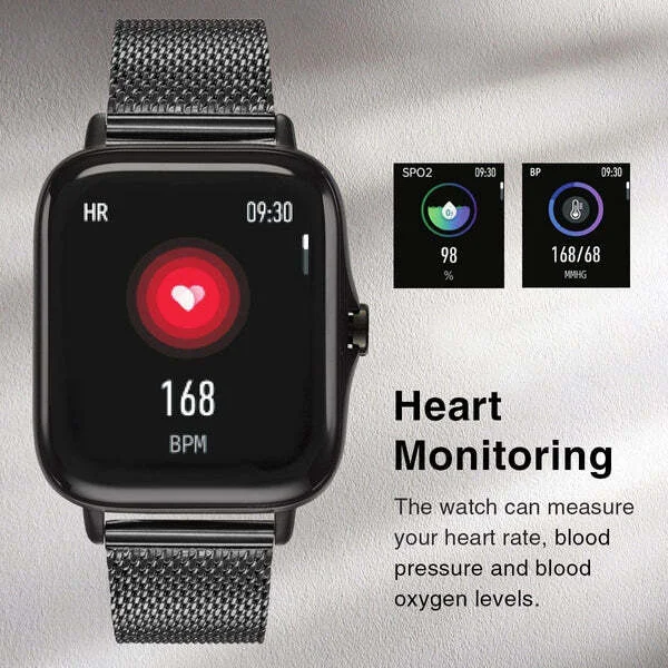 SM2 SMART WATCH MESH BLACK
