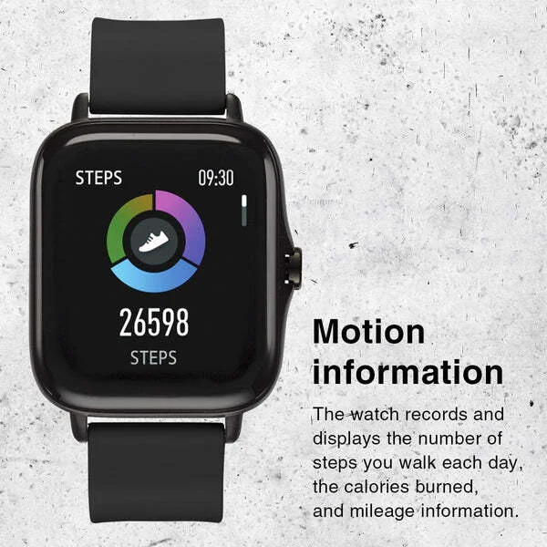 SM2 SMART WATCH MESH BLACK