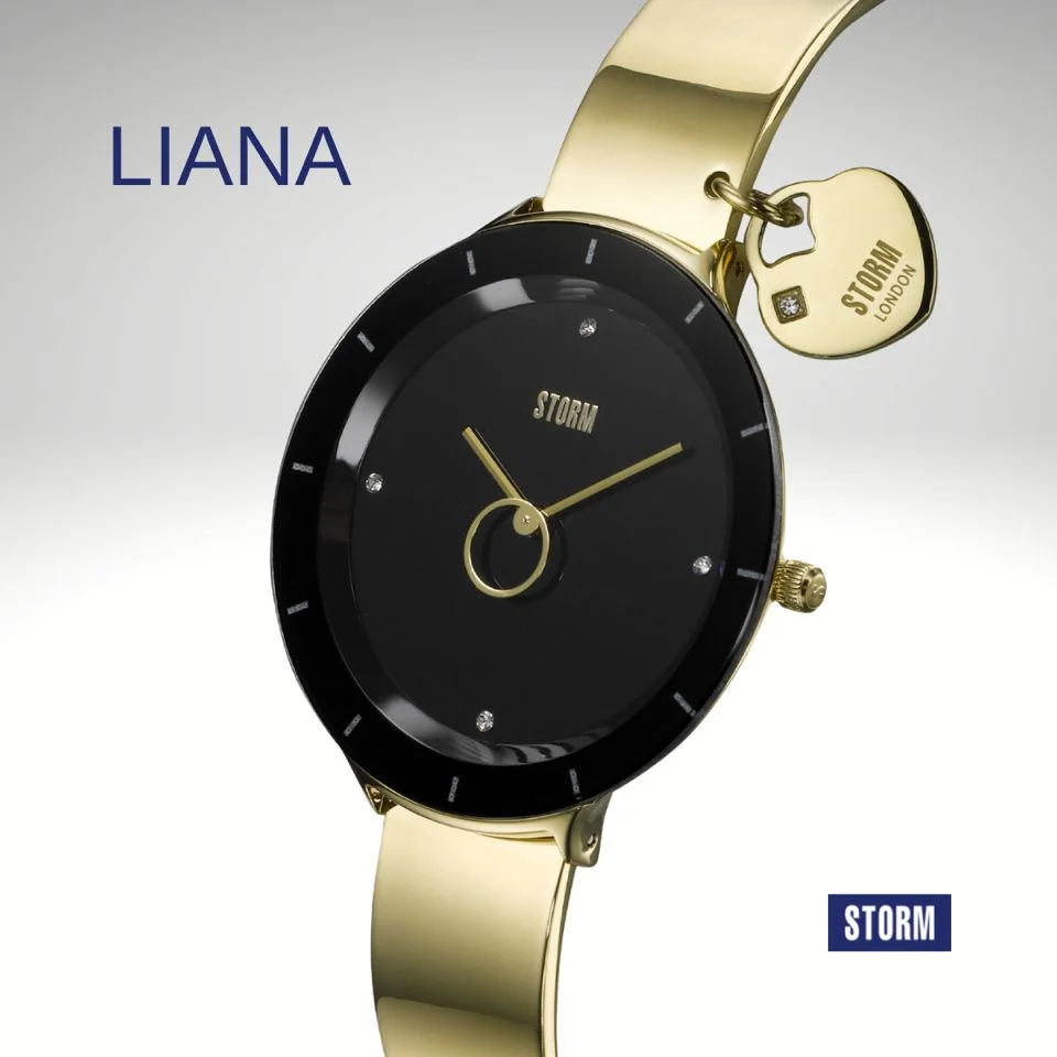 LIANA GOLD BLACK