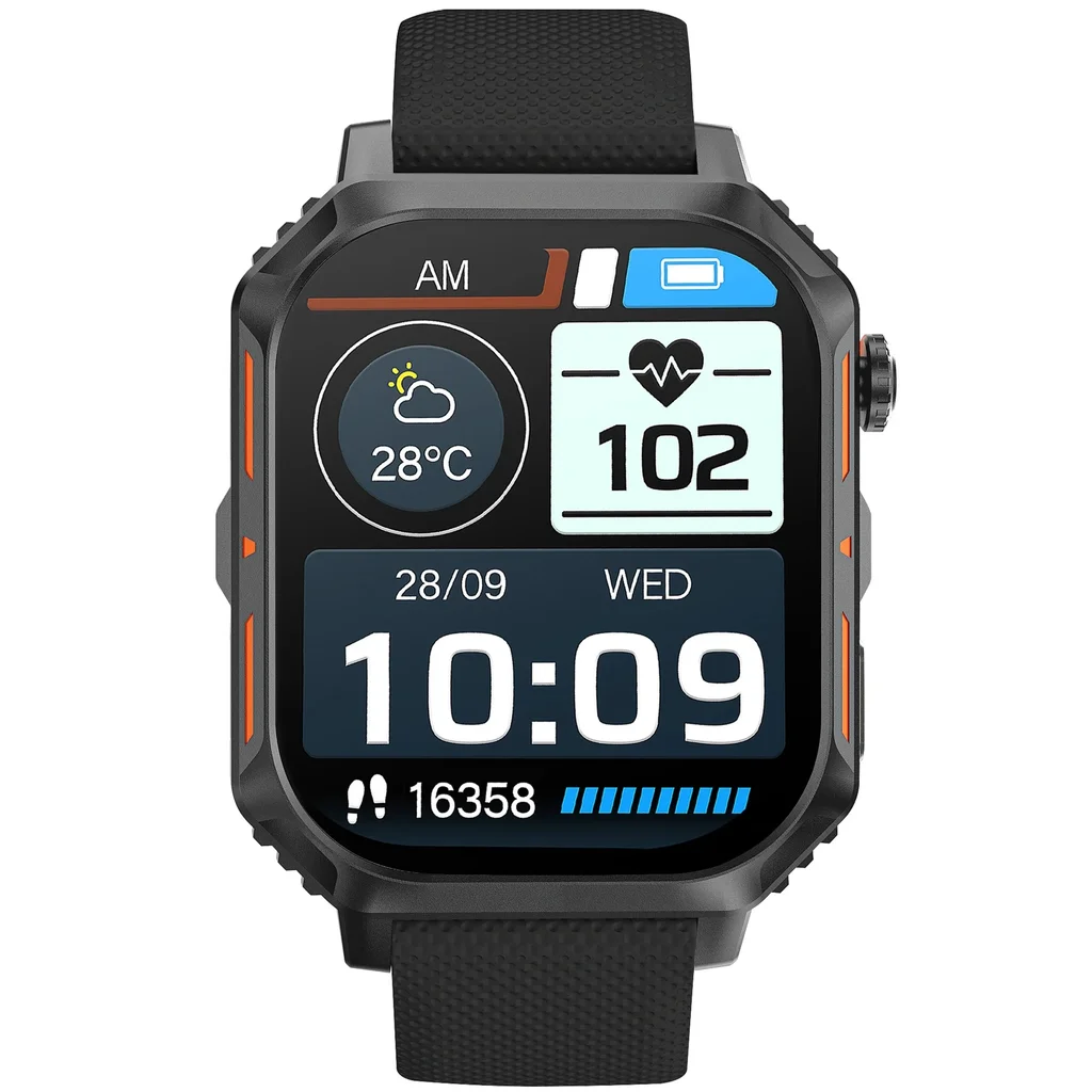 S-MAX SMART WATCH SILICON BLACK
