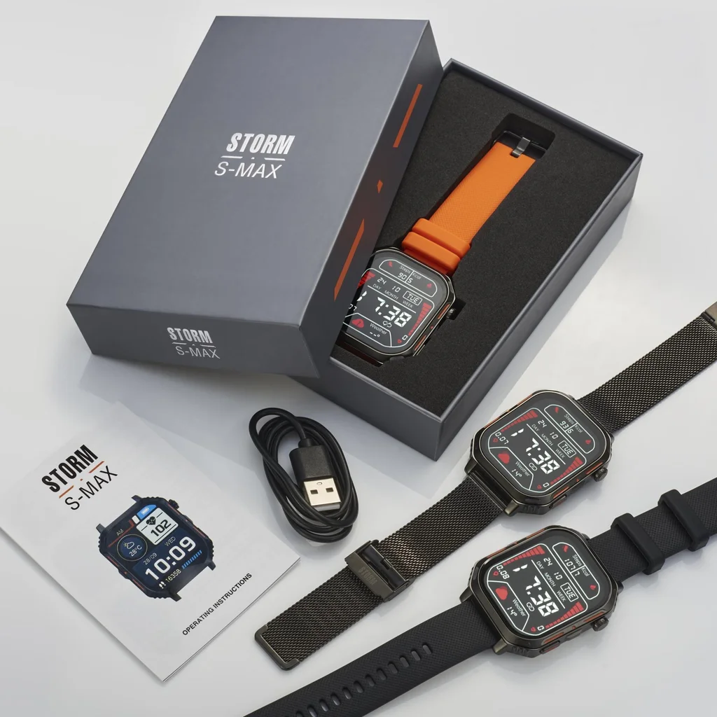 S-MAX SMART WATCH SILICON BLACK