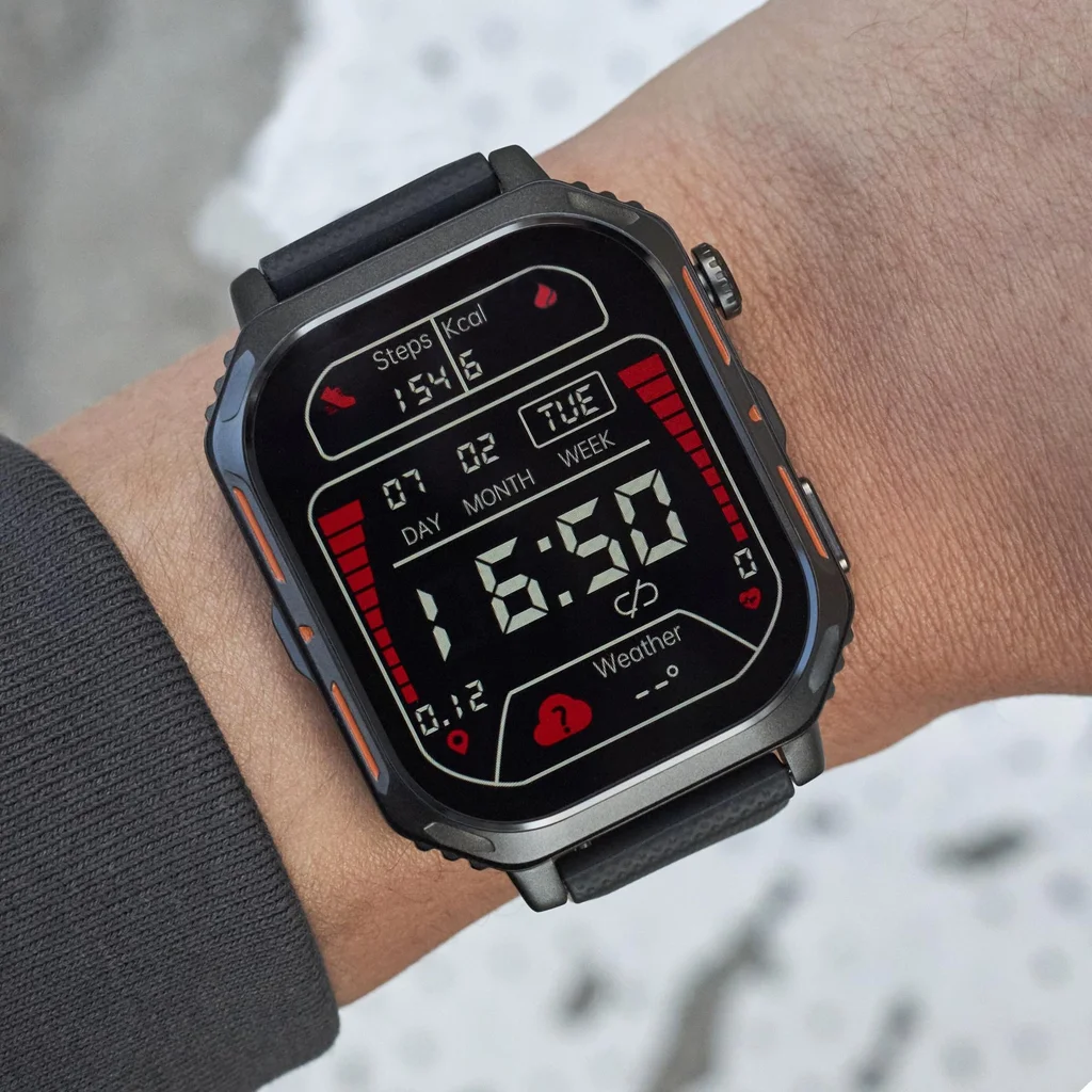 S-MAX SMART WATCH SILICON BLACK