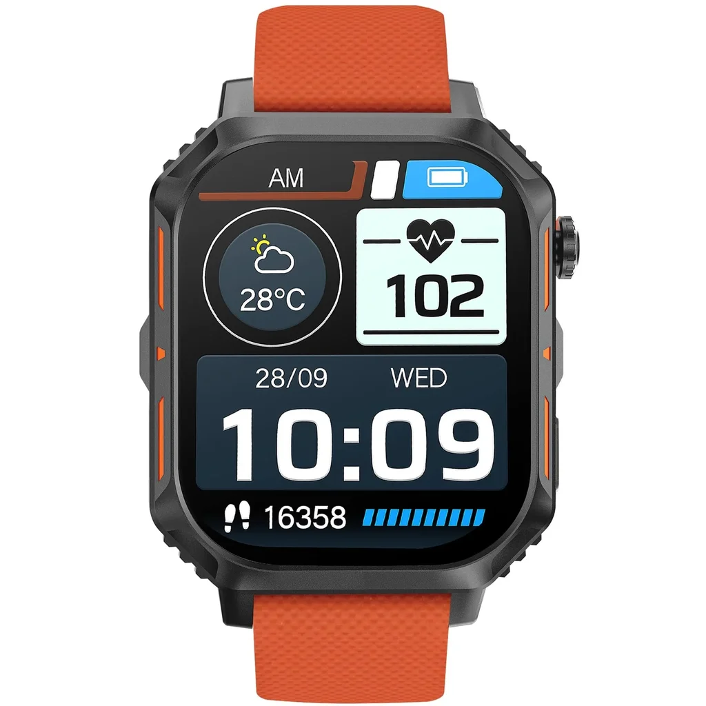 S-MAX SMART WATCH SILICON ORANGE