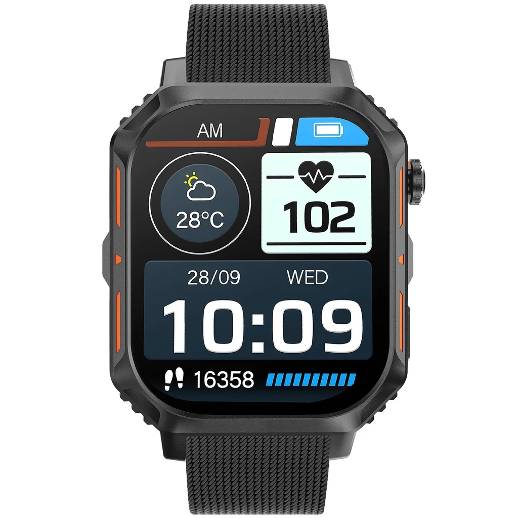 S-MAX SMART WATCH MESH BLACK