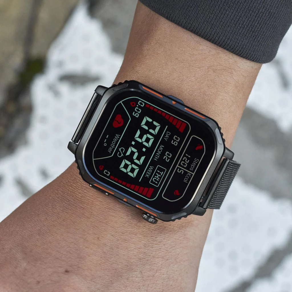 S-MAX SMART WATCH MESH BLACK