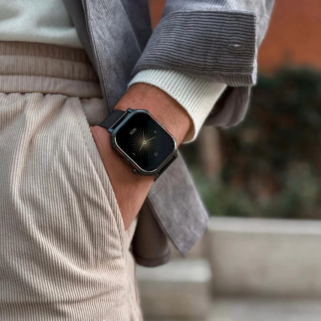 S-MAX SMART WATCH MESH BLACK