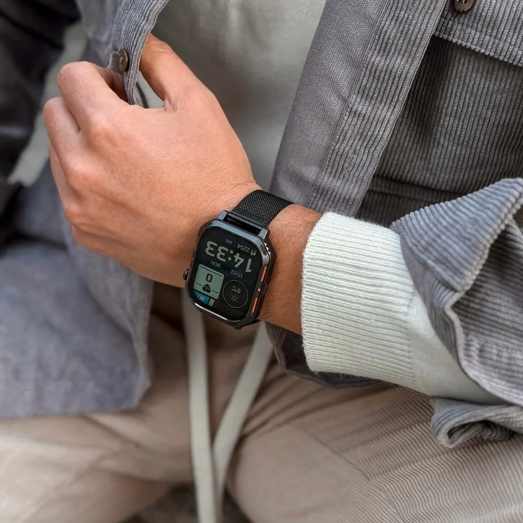 S-MAX SMART WATCH MESH BLACK
