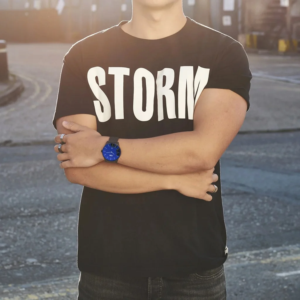 STORM BASIC CREW T-SHIRT BLACK SIZE M