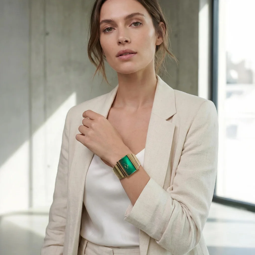 STARLETTI GOLD LAZER GREEN