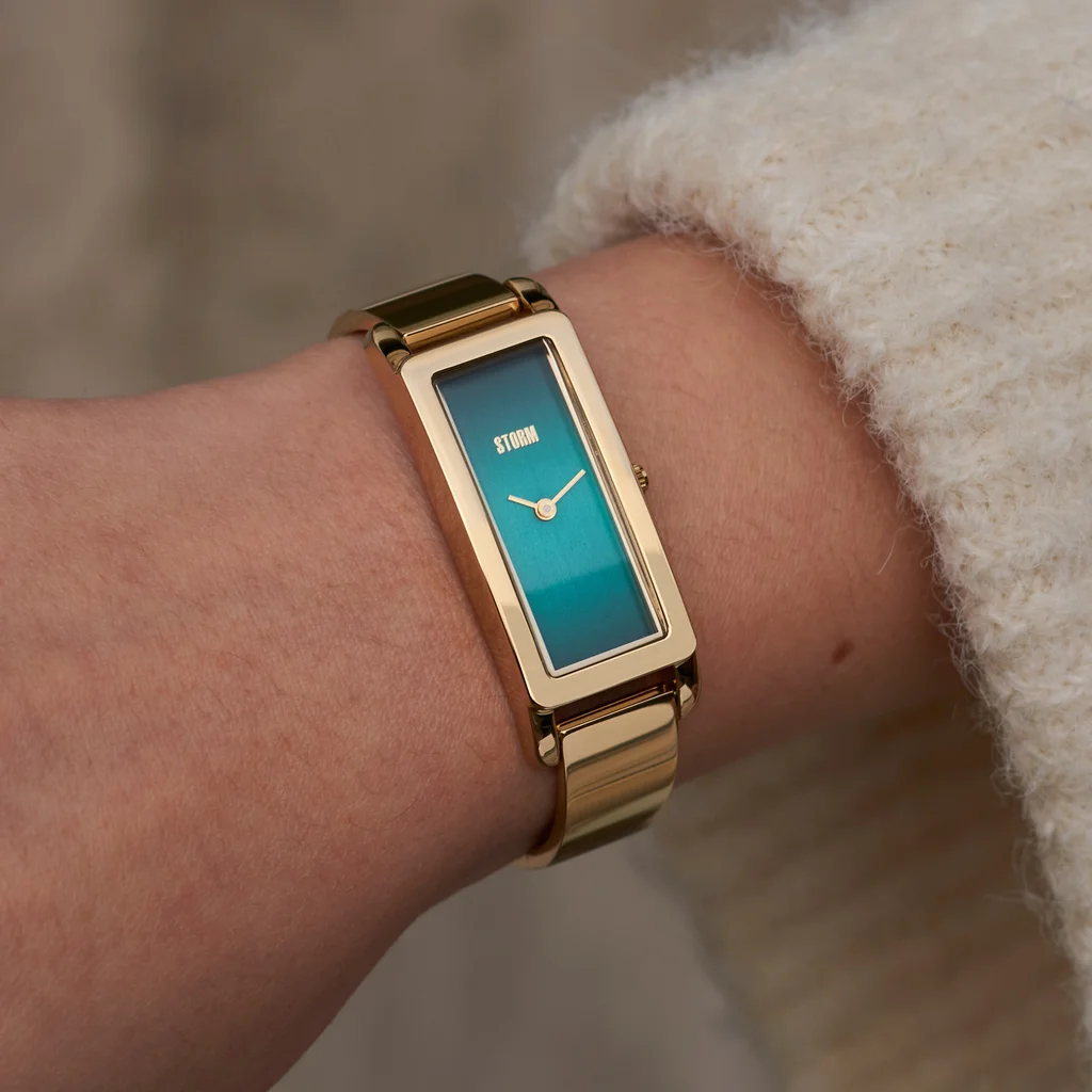 LAILA GOLD TEAL