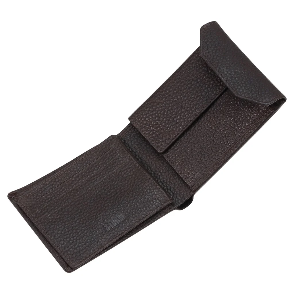 ARIADNE LEATHER WALLET BROWN