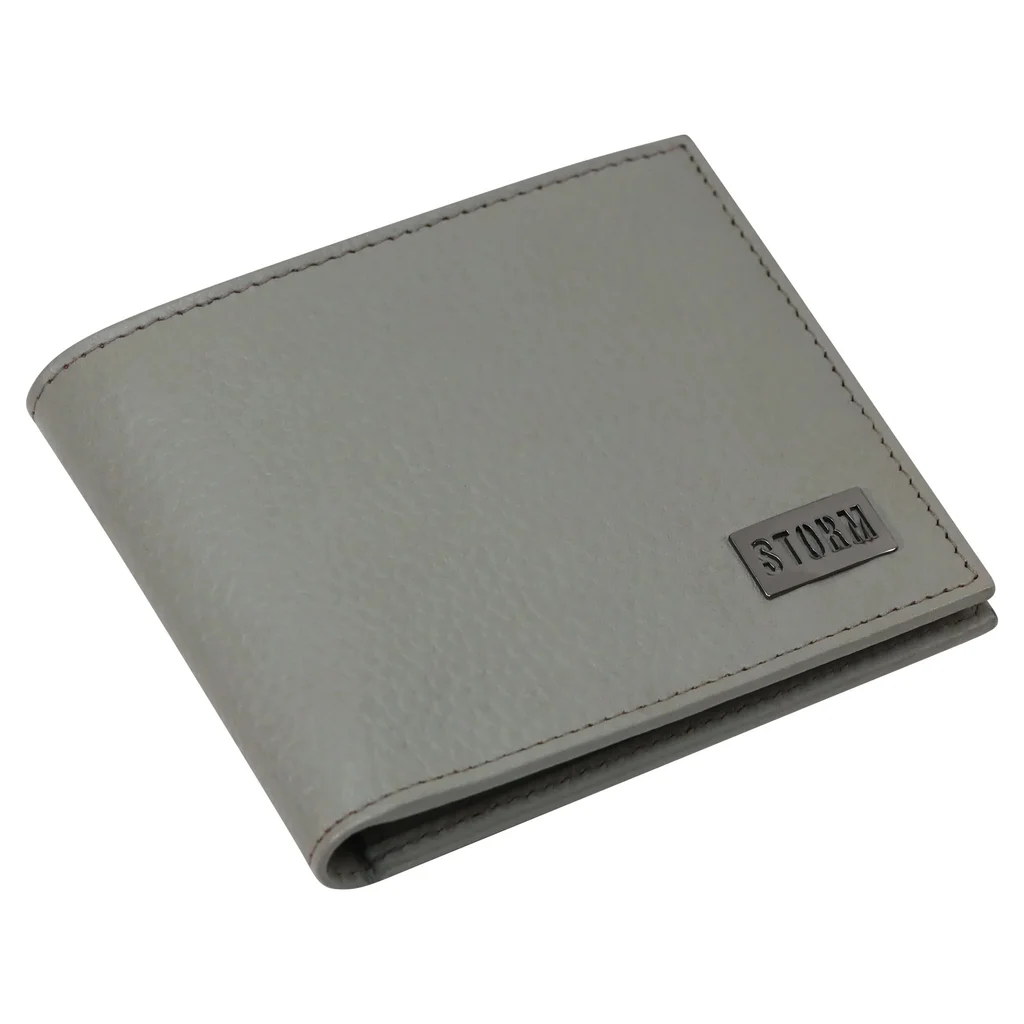 CARES EMBOSS BI FOLD WALLET GREY