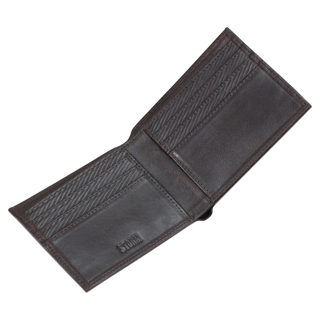 PLUTUS EMBOSSED WALLET BROWN