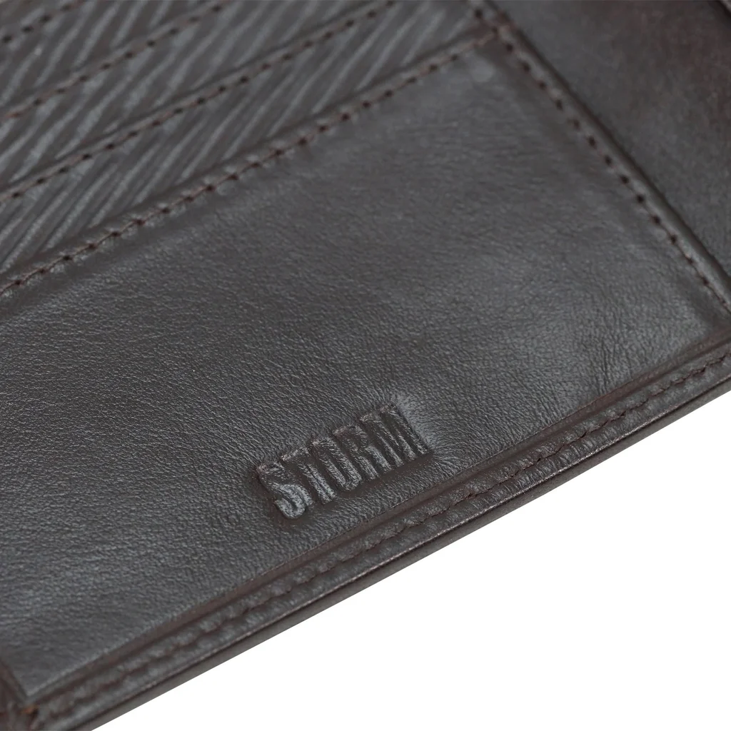 PLUTUS EMBOSSED WALLET BROWN