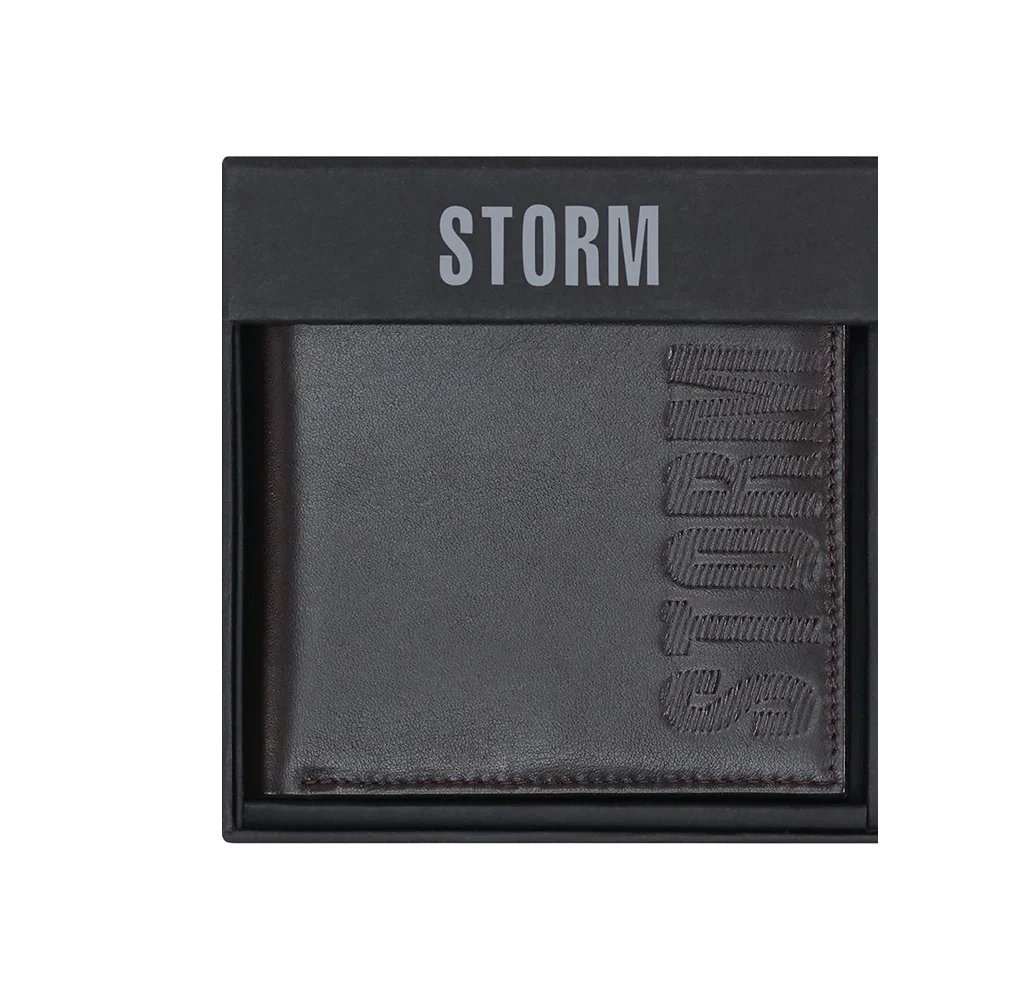 PLUTUS EMBOSSED WALLET BROWN