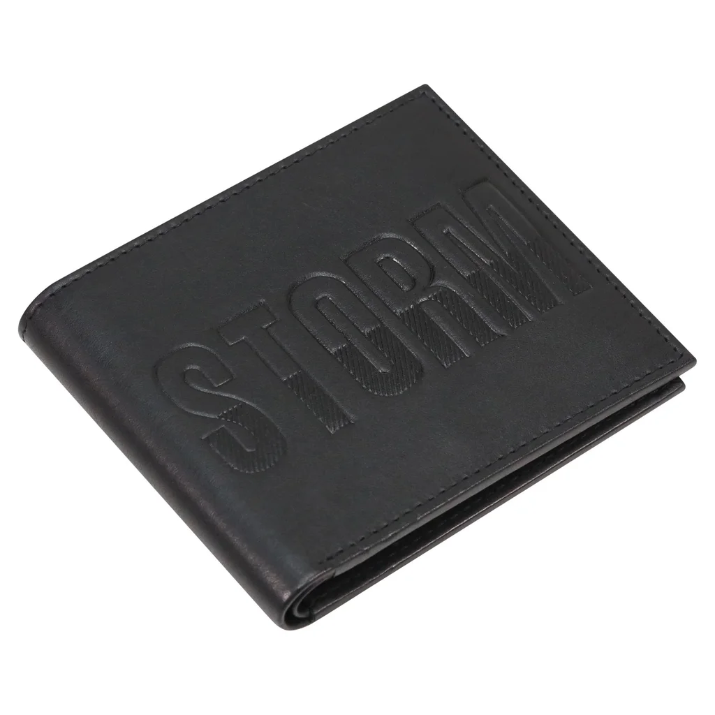 PLUTUS EMBOSSED WALLET BLACK