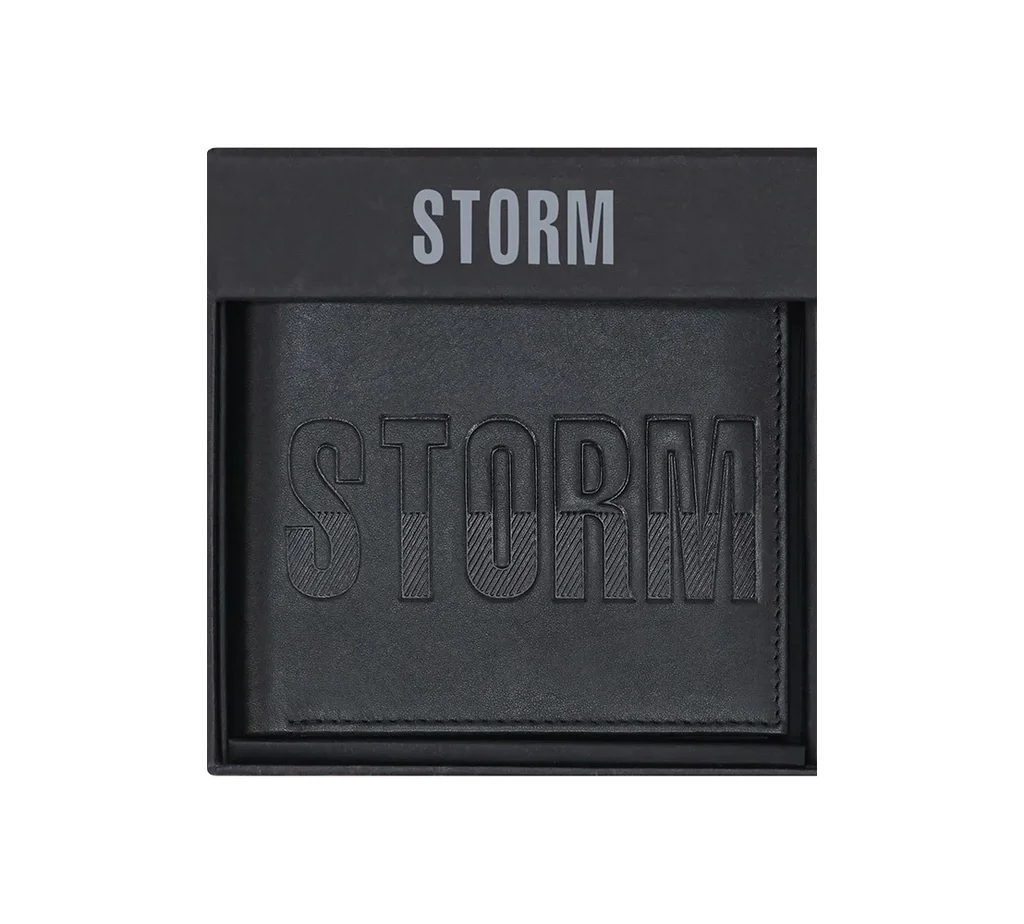 PLUTUS EMBOSSED WALLET BLACK