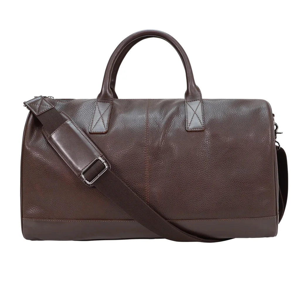 CARES LEATHER HOLDALL BROWN