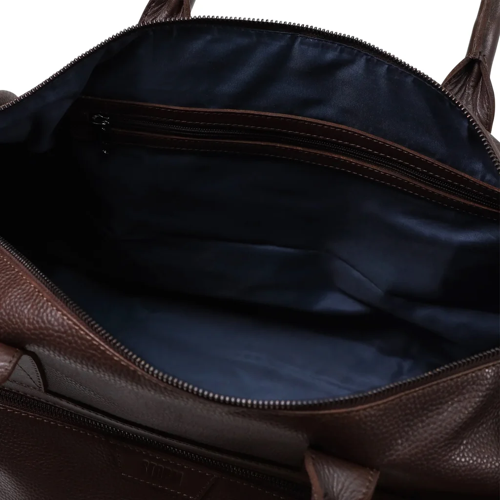 CARES LEATHER HOLDALL BROWN