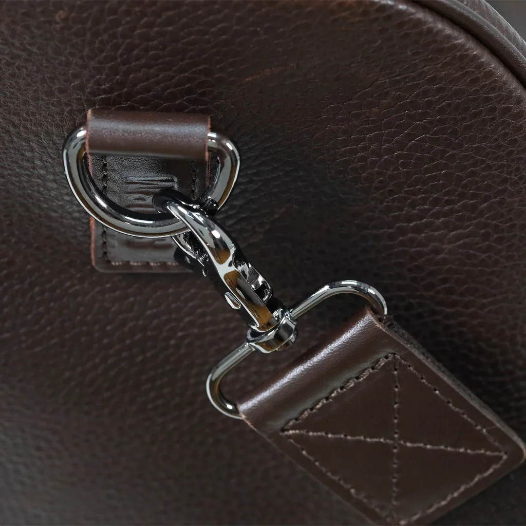 CARES LEATHER HOLDALL BROWN