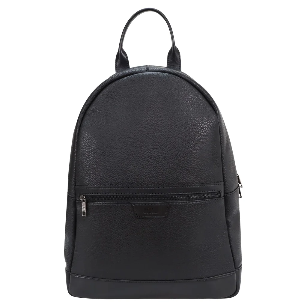 CARES LEATHER BACKPACK BLACK