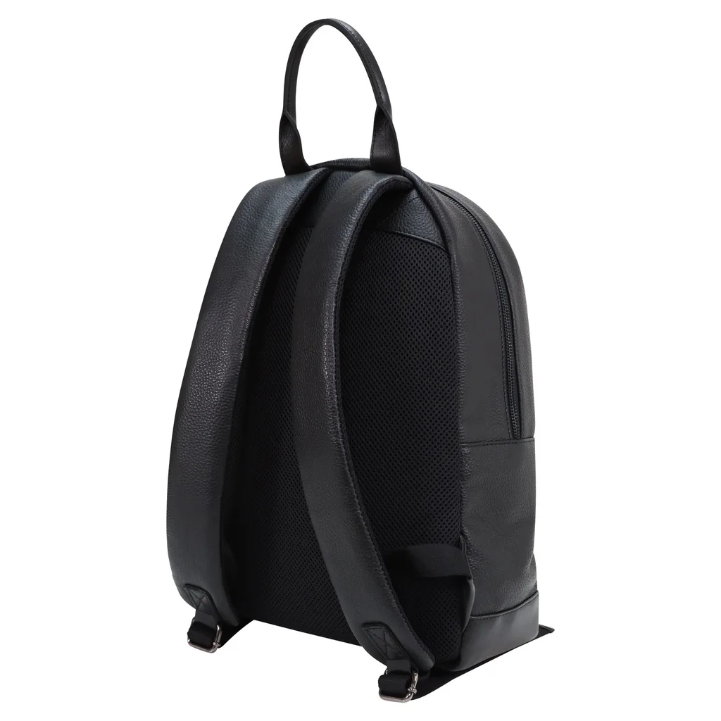CARES LEATHER BACKPACK BLACK