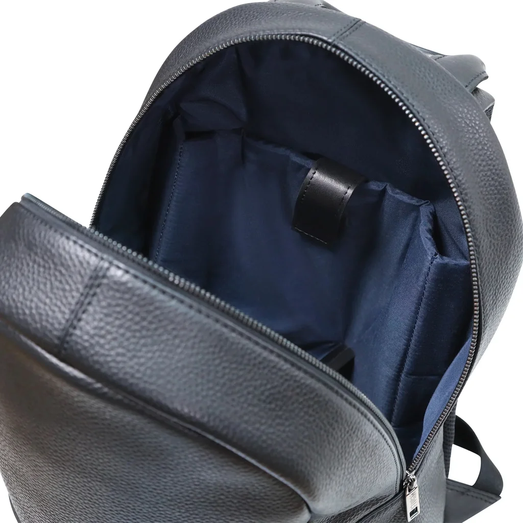 CARES LEATHER BACKPACK BLACK