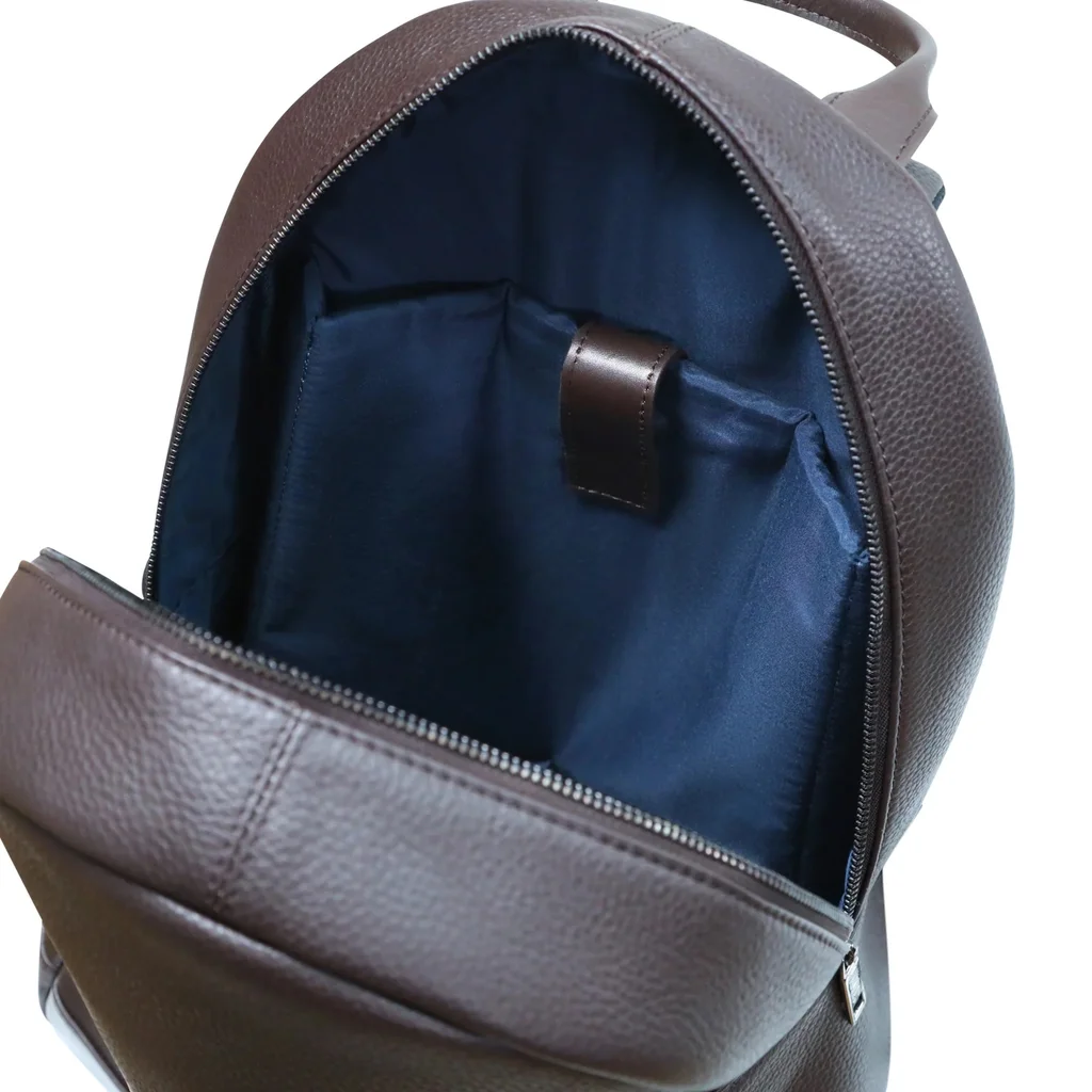 CARES LEATHER BACKPACK BROWN