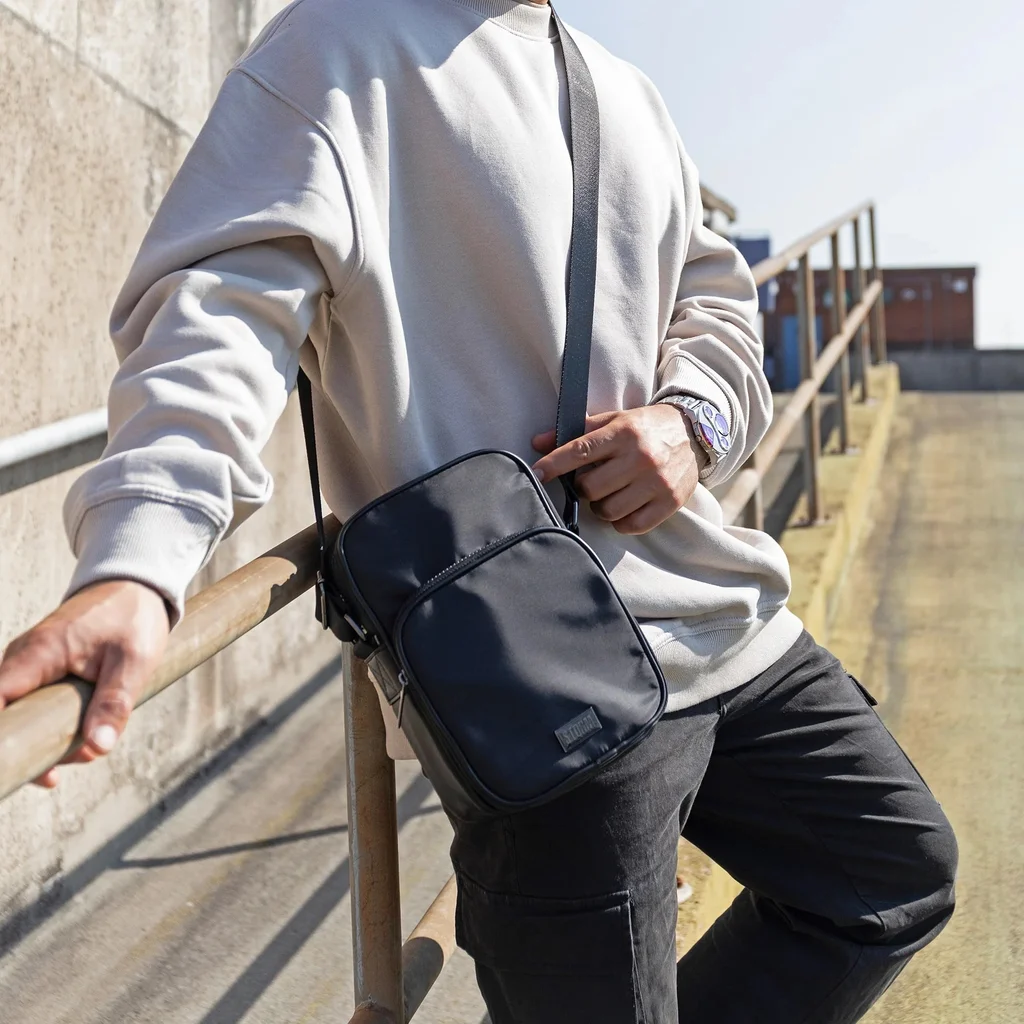 ZEPHYR CROSS BODY BLACK
