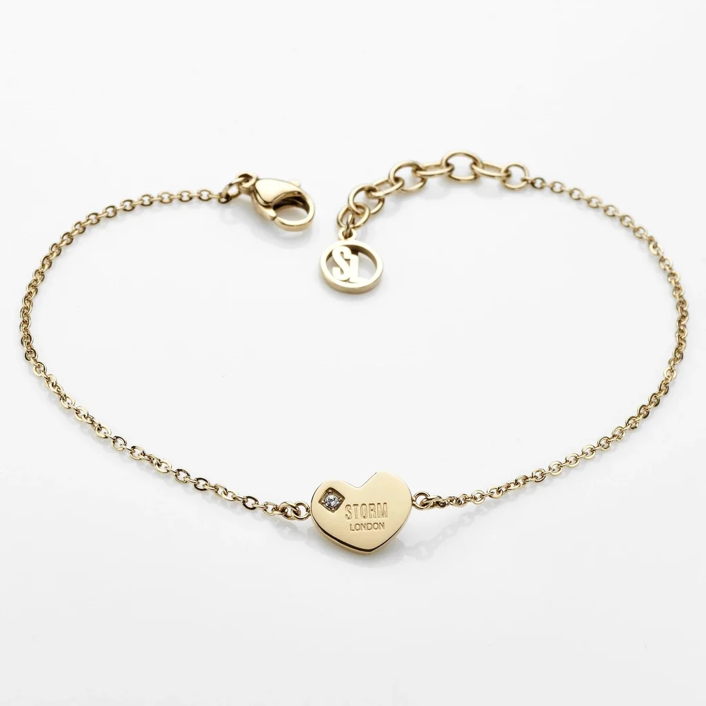MINI HEART BRACELET GOLD