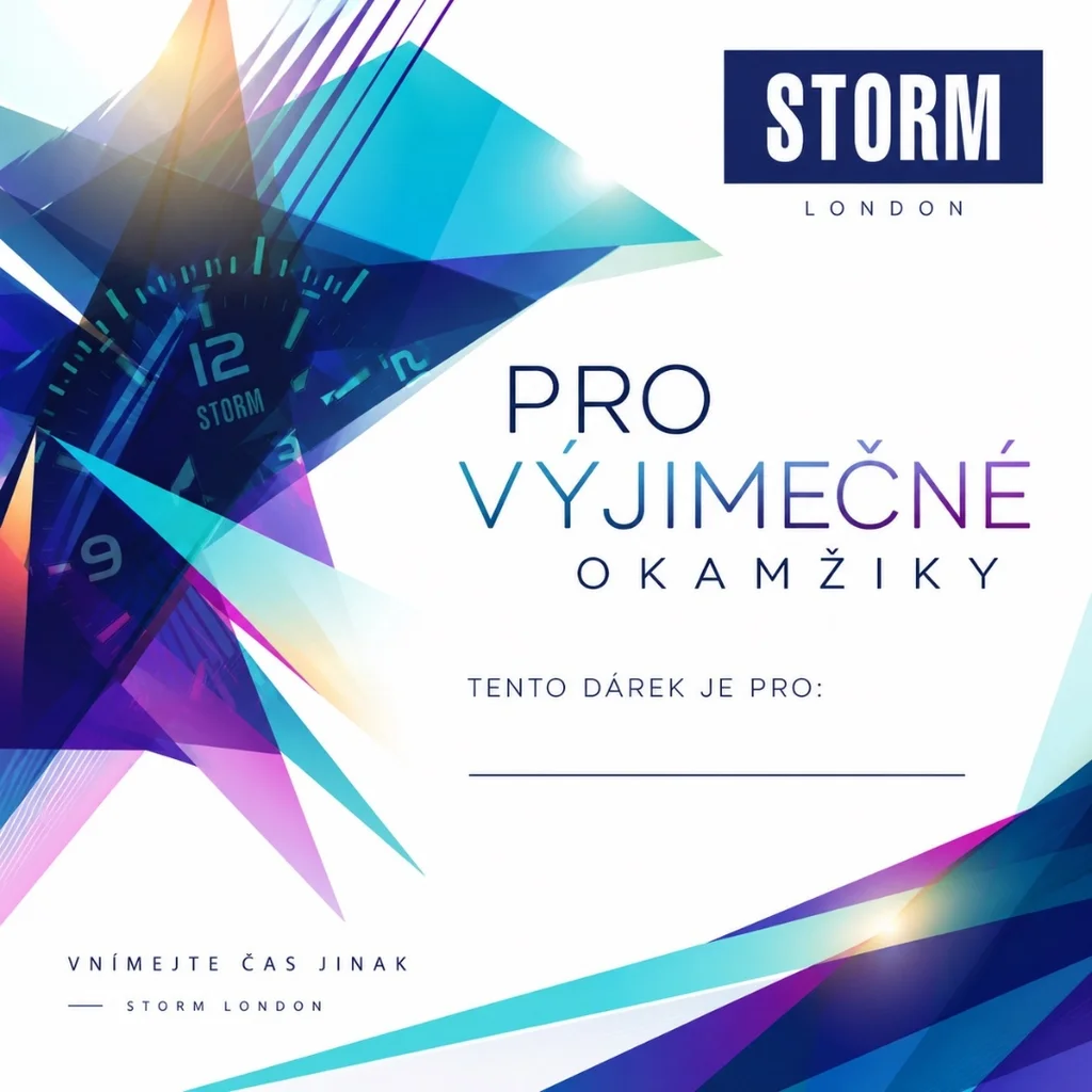 STORM kartička s věnováním