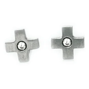 DIA CROSS STUDS