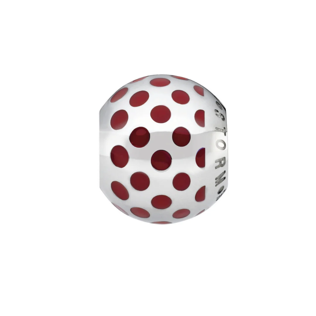 POLKA BEAD RED
