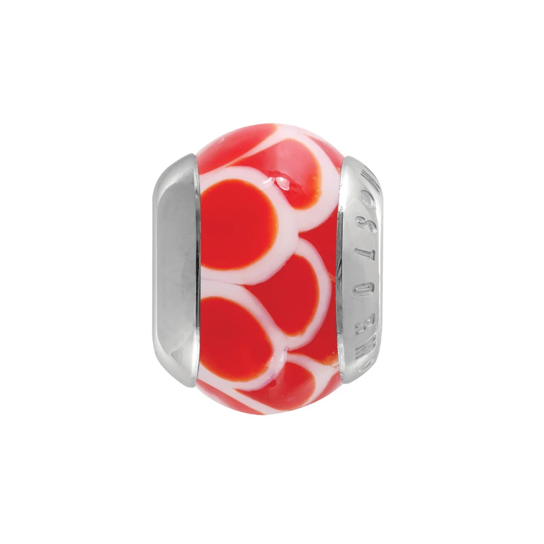 SNAKE BEAD RED