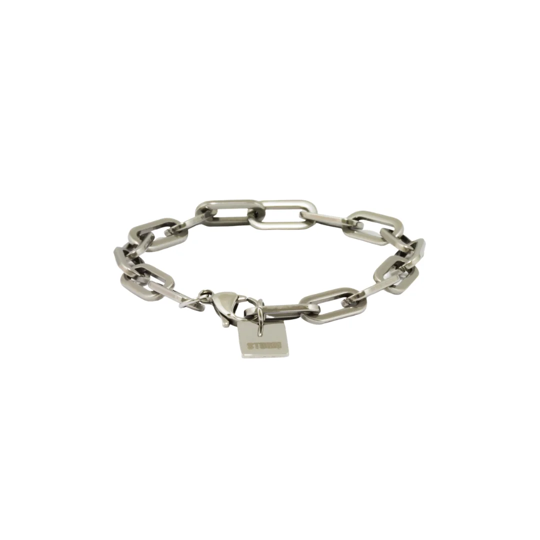 TROOPER TAG BRACELET SILVER