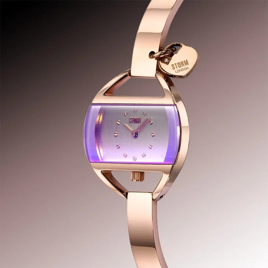 TEMPTRESS CHARM ROSE GOLD VIOLET
