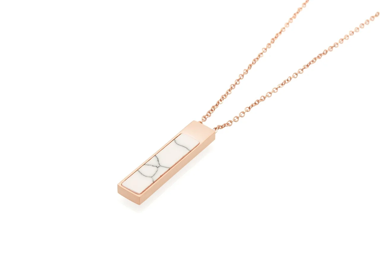 MIRA NECKLACE ROSE GOLD