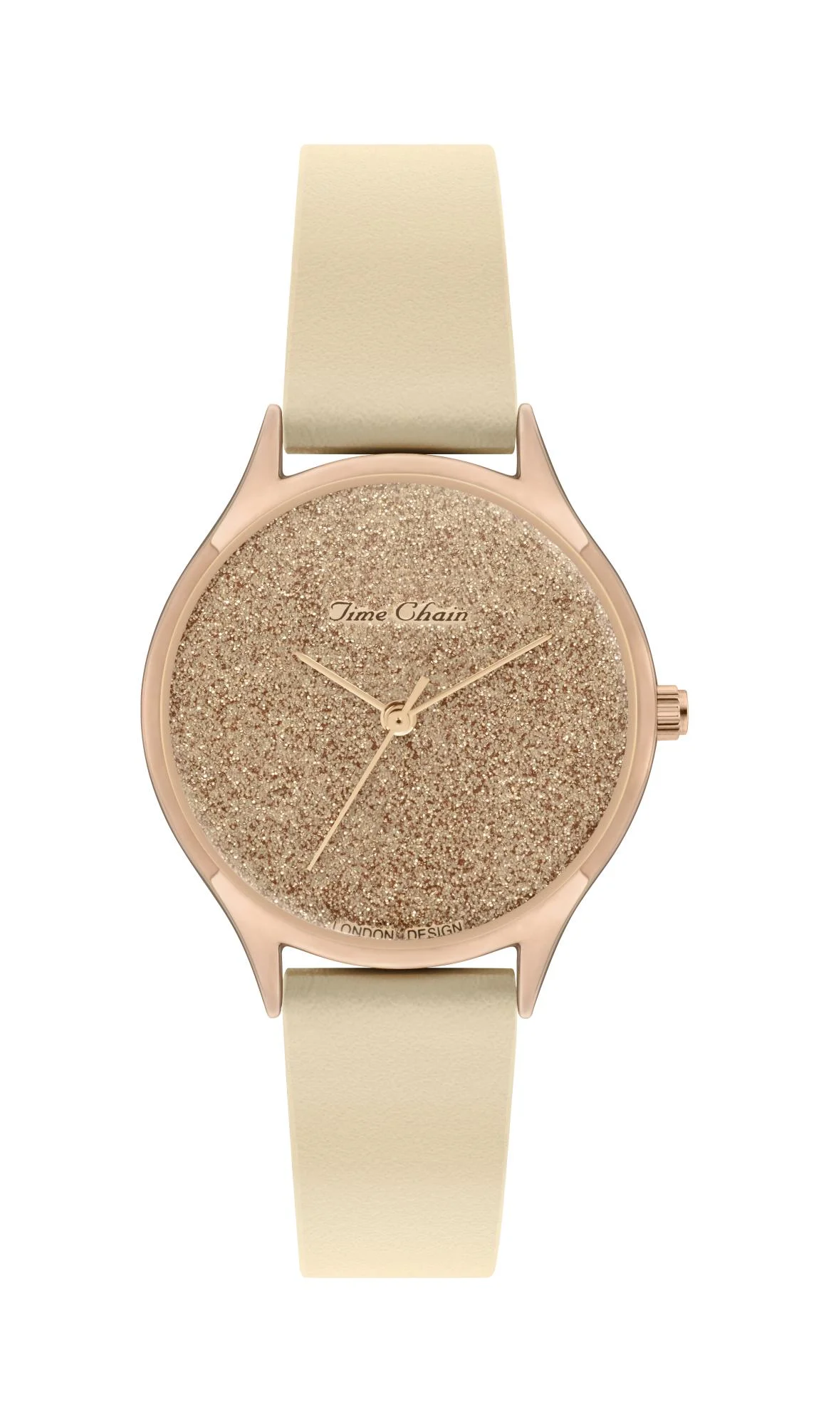 TC POPLAR SHIMMER LEATHER ROSE GOLD