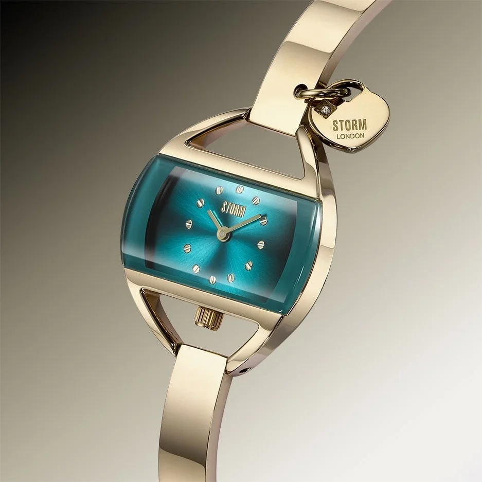 TEMPTRESS CHARM GOLD-TEAL