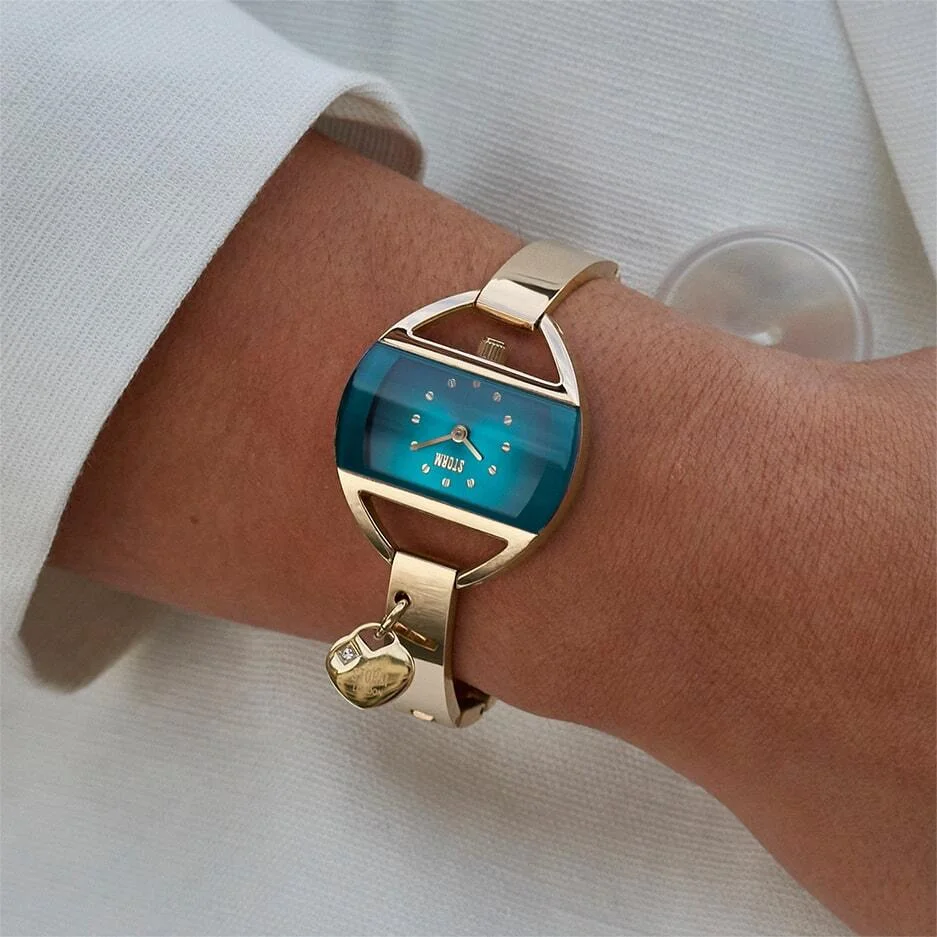 TEMPTRESS CHARM GOLD-TEAL