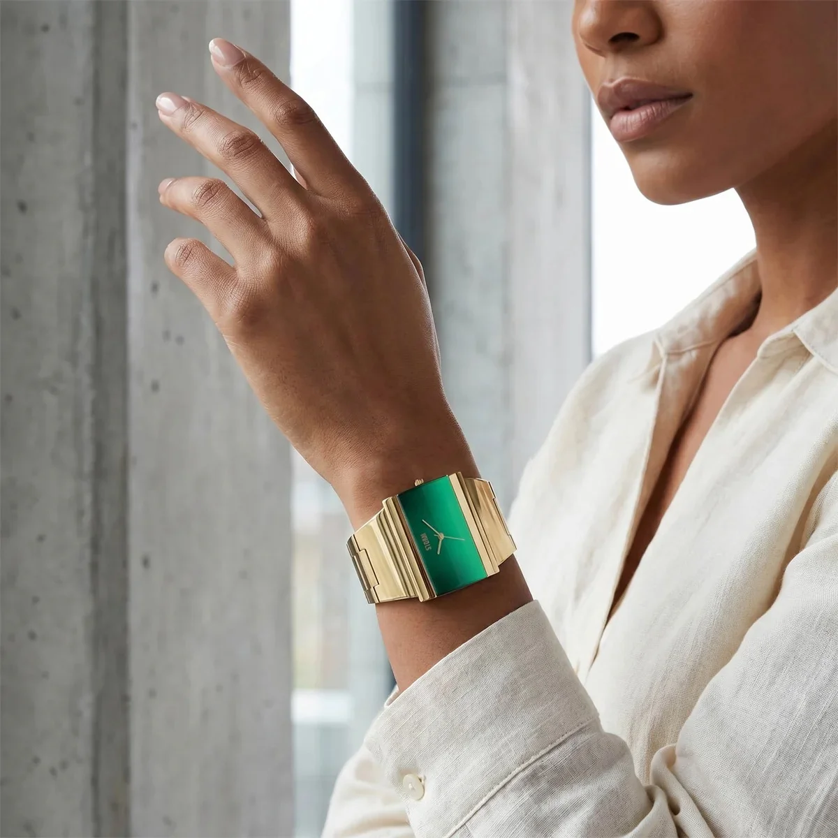 STARLETTI GOLD LAZER GREEN
