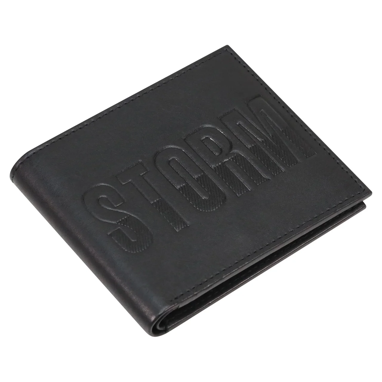 PLUTUS EMBOSSED WALLET BLACK