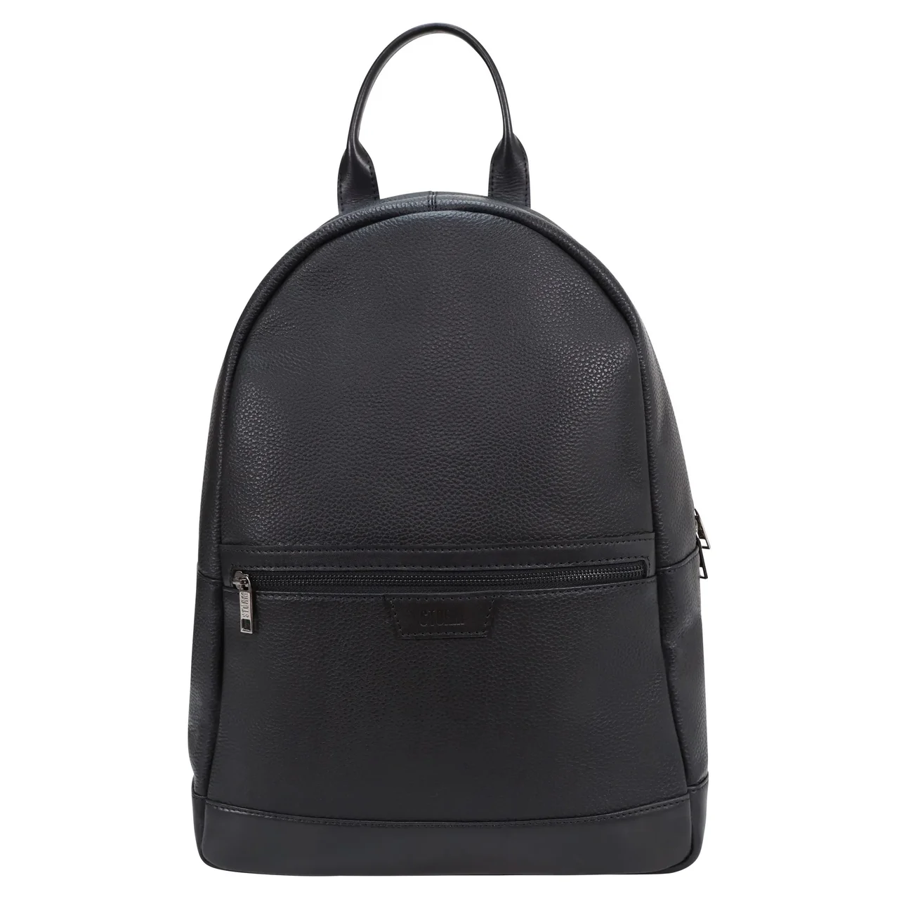 CARES LEATHER BACKPACK BLACK