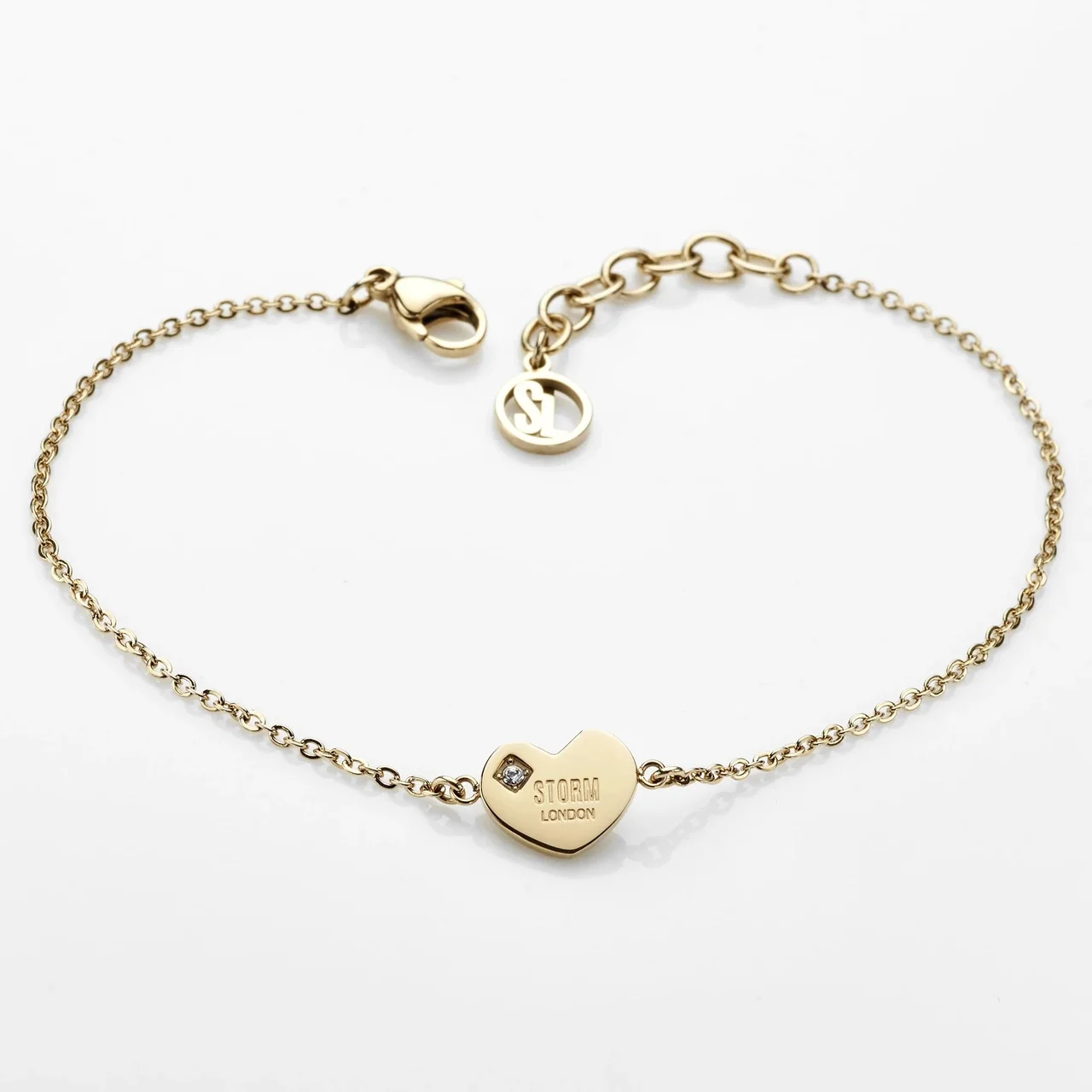 MINI HEART BRACELET GOLD